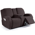 Ruaozz Stretch Recliner Sofa Covers with Console