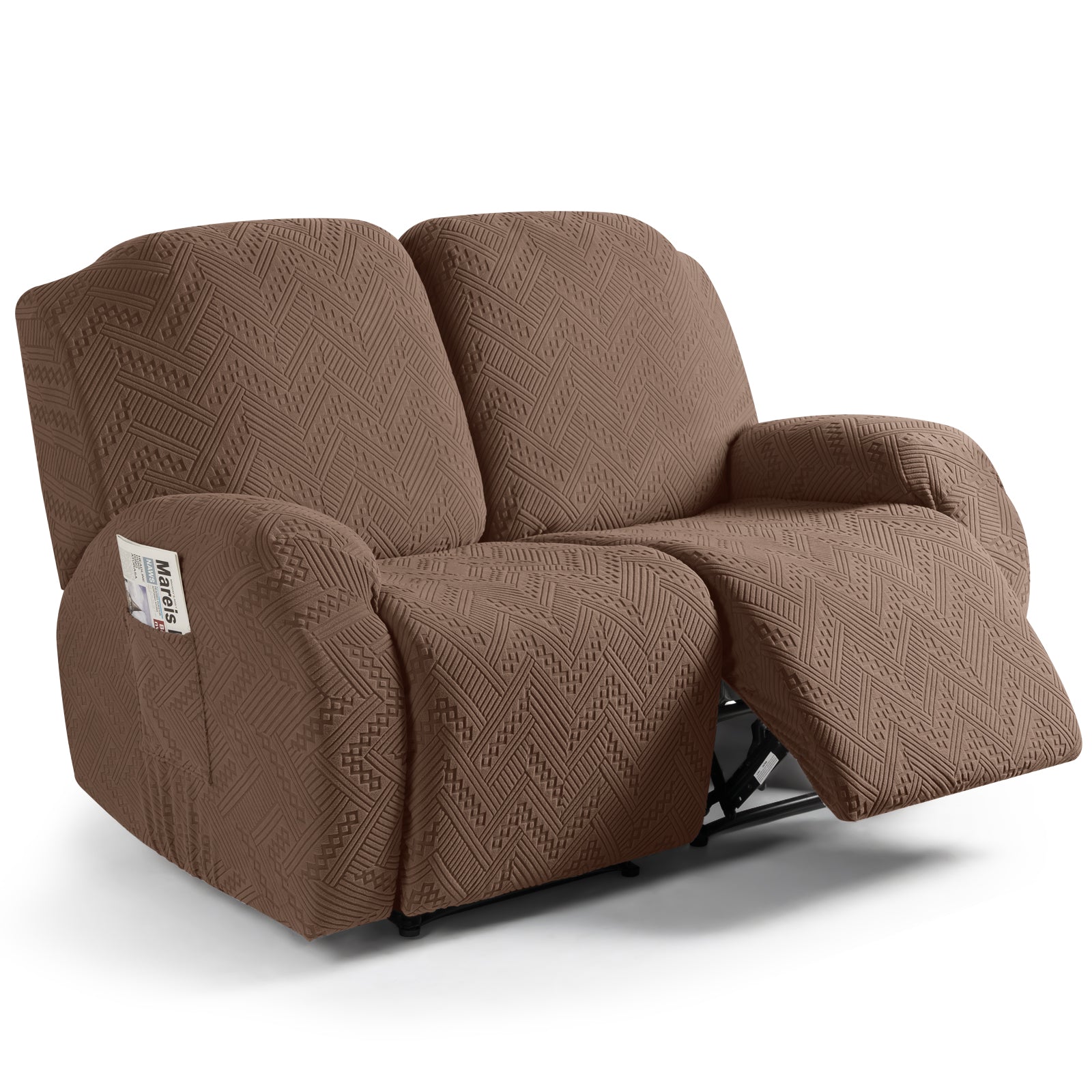 Ruaozz Stretch Recliner Sofa Covers 2 Seat/ XL 2 Seat/ 3 Seat